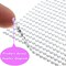 1799 Gem Stickers for Crafts – Self-Adhesive Rhinestones in 4 Sizes, White & Silver Acrylic Bling for Kids’ DIY Projects
